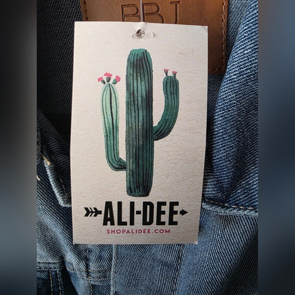 Ali Dee Western Sequin Bow Denim Jacket ✨ Glam Cowgirl Coquette - Picture 4 of 12